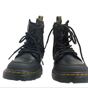Dr.Martens Black 1460 Overlay Boot for Girls Size:13 (Little Girls)